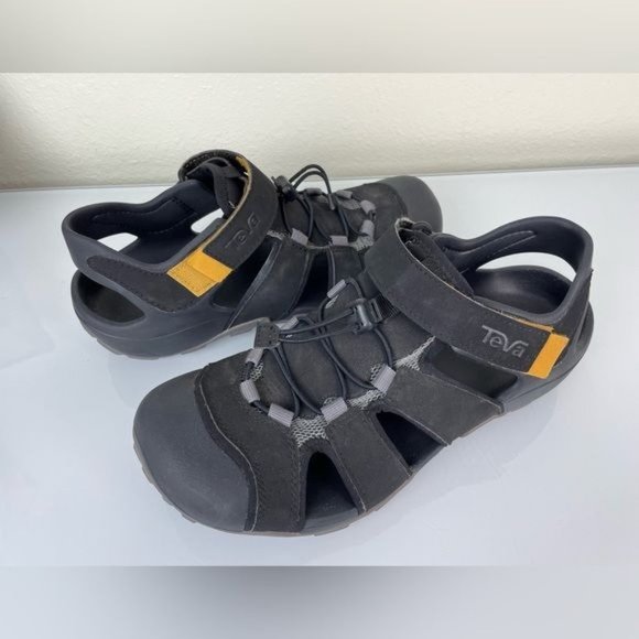 Teva Men’s Flintwood Sandal 1118941 Black & Yellow main image 15